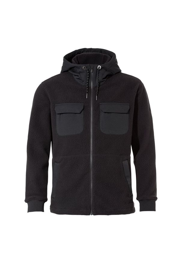 Vaude - Polar VAUDE Manukau III. Typ kołnierza: kaptur. Kolor: czarny. Materiał: polar