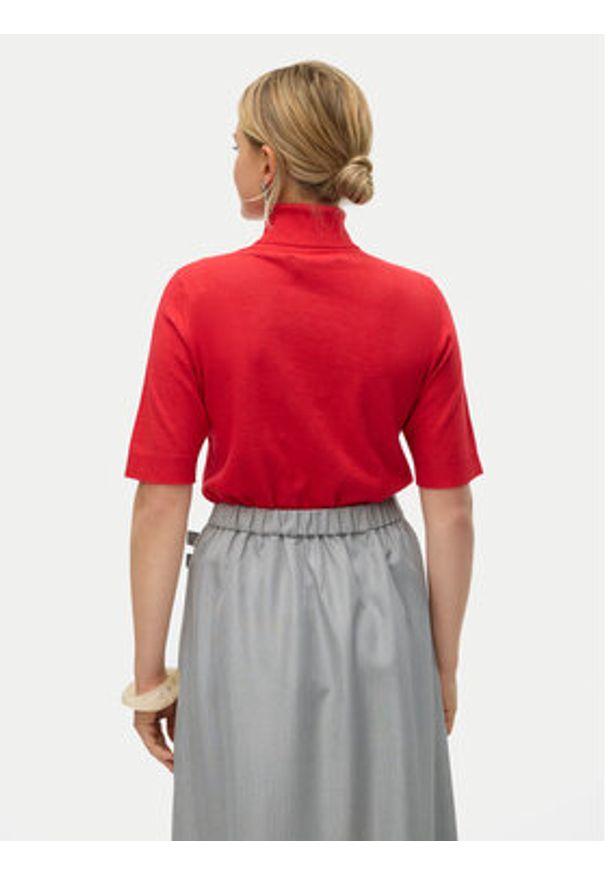 Vero Moda Sweter Fantastic 10320735 Czerwony Standard Fit. Kolor: czerwony. Materiał: syntetyk
