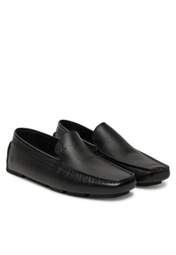 Calvin Klein Mokasyny Driver Lth HM0HM01864 Czarny. Kolor: czarny. Materiał: skóra