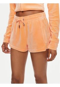 Juicy Couture Szorty sportowe Tamia JCWH121001 Pomarańczowy Regular Fit. Kolor: pomarańczowy. Materiał: syntetyk #1