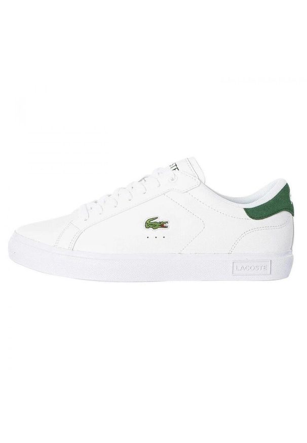 Buty męskie do tenisa Lacoste Powercourt białe. Kolor: biały. Sport: tenis