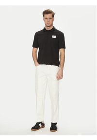 Richmond X Polo UMP25170PO Czarny Regular Fit. Typ kołnierza: polo. Kolor: czarny. Materiał: bawełna #5