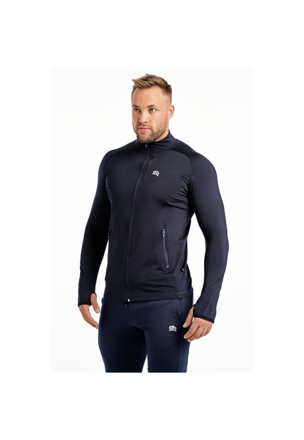 ROUGH RADICAL - Bluza szybkoschnąca termoaktywna do biegania Rough Radical Boost. Kolor: niebieski. Sport: bieganie