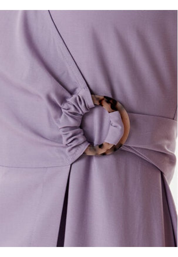 Tatuum Sukienka letnia Ziana T2506.194 Fioletowy Regular Fit. Kolor: fioletowy. Materiał: lyocell. Sezon: lato