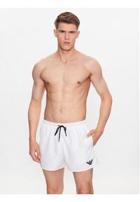 Emporio Armani Underwear Szorty kąpielowe 211752 3R438 00010 Biały Regular Fit. Kolor: biały. Materiał: syntetyk #4