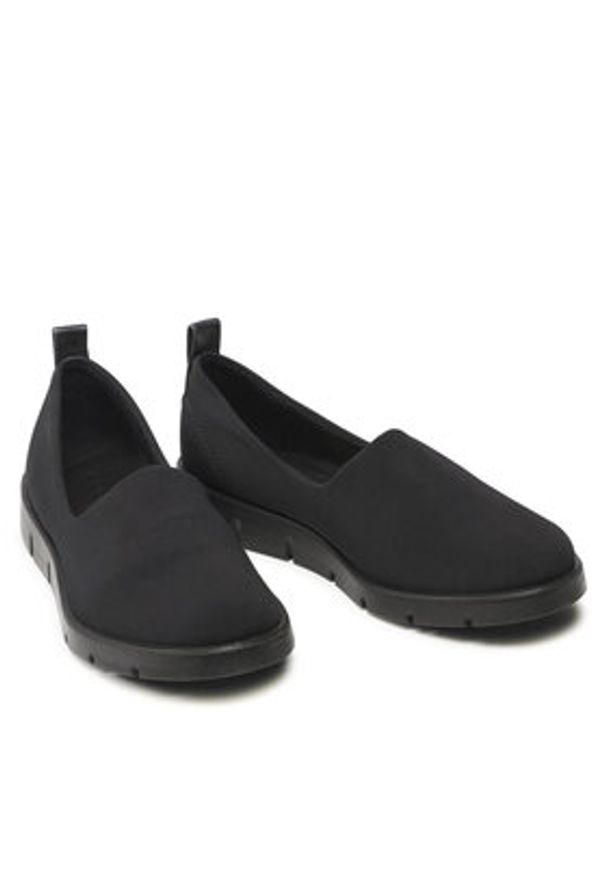 ecco - ECCO Półbuty Bella 28207351707 Czarny. Kolor: czarny. Materiał: materiał