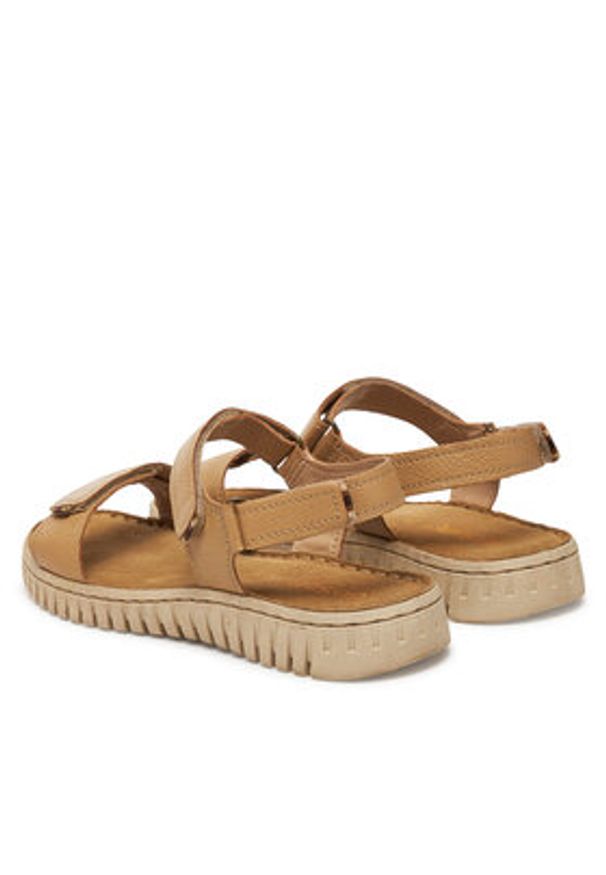 Go Soft Sandały WB-ULE-01 Beżowy. Kolor: beżowy. Materiał: skóra. Styl: street