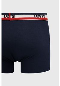 Levi's® - Levi's bokserki (3-pack) męskie kolor szary 37149.0713-greynavy. Kolor: szary. Materiał: bawełna #6