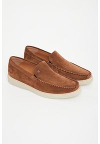 Baldinini - Loafersy męskie zamszowe BALDININI. Materiał: zamsz #1