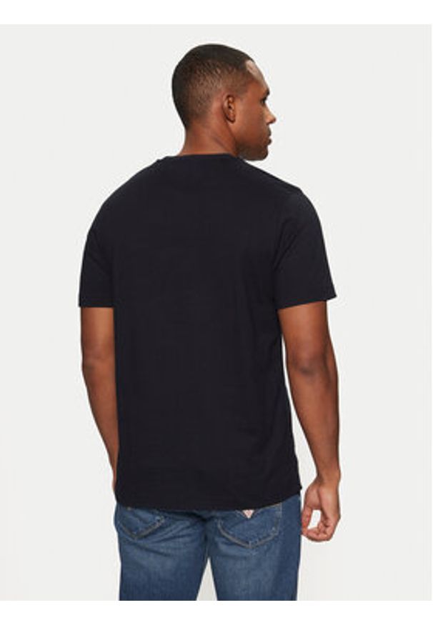 TOMMY HILFIGER - Tommy Hilfiger T-Shirt Essential MW0MW37267 Granatowy Regular Fit. Kolor: niebieski. Materiał: bawełna