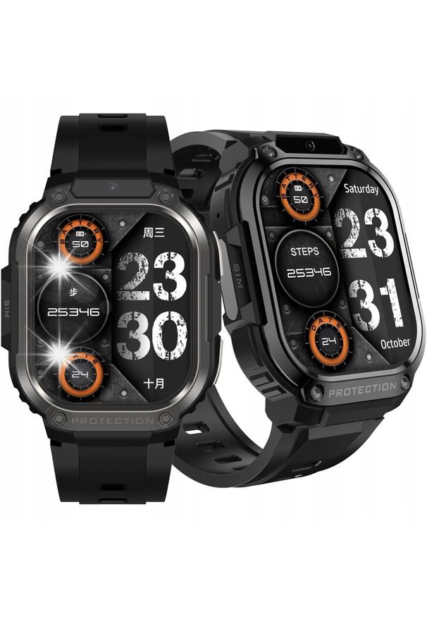 Smartwatch JG Smart SMARTWATCH 4G LTE WIFI GPS ANDROID 320*385 AMOLED 2GB 16GB 1000mAh NANO SIM. Rodzaj zegarka: smartwatch