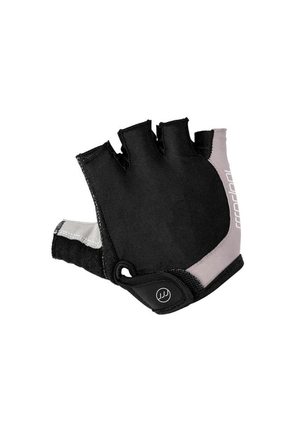 MADANI - Rękawiczki rowerowe unisex madani krótkie TIGER`S PAW. Kolor: szary