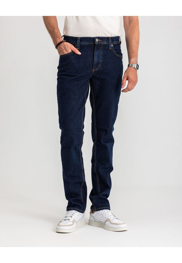 Mustang - Męskie Spodnie Jeansowe MUSTANG Washington Straight Denim Blue 1016420 5000 940