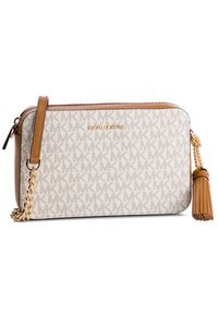 MICHAEL Michael Kors Torebka Crossbodies 32F8GF5M2B Beżowy. Kolor: beżowy. Materiał: skórzane #3