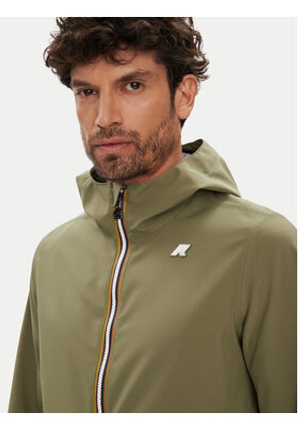 K-Way Kurtka przeciwdeszczowa Jacko K5123GW Zielony Regular Fit. Kolor: zielony. Materiał: syntetyk