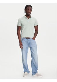 Mustang Polo Palco 1016505 Zielony Regular Fit. Typ kołnierza: polo. Kolor: zielony. Materiał: bawełna #4