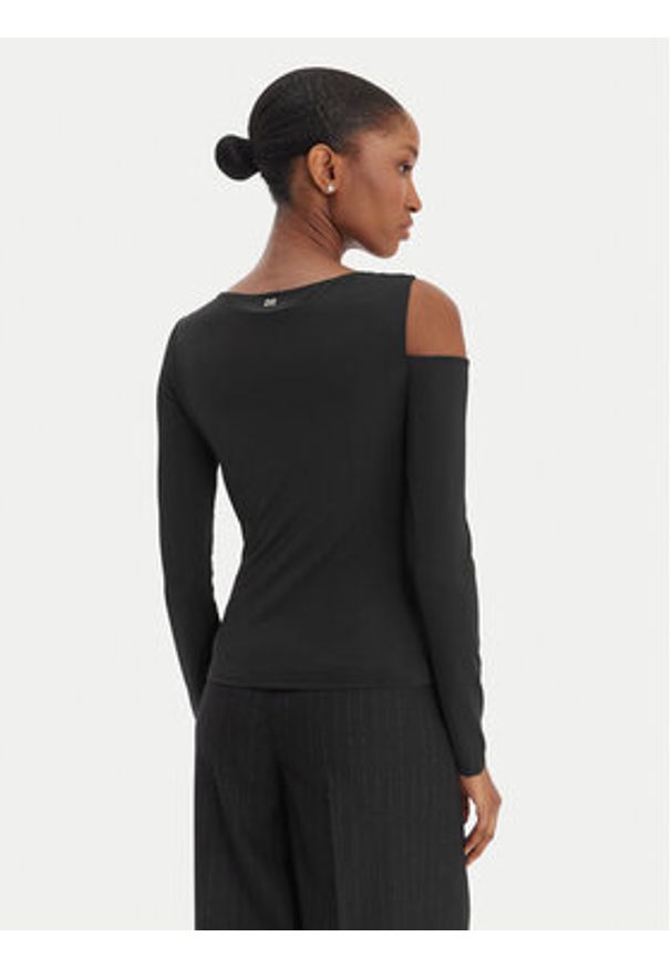 Marciano Guess Bluzka 6RGP02 6262Z Czarny Slim Fit. Kolor: czarny. Materiał: syntetyk