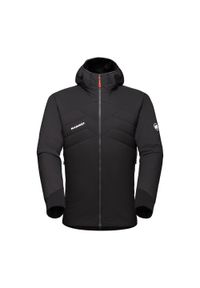 Kurtka puchowa męska Mammut Rime Light IN Flex Hooded. Kolor: czarny. Materiał: puch