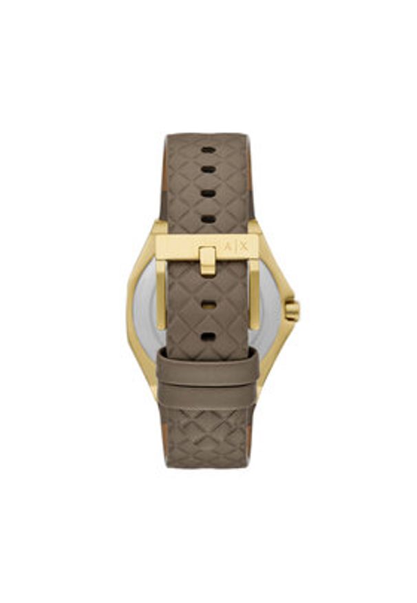 Armani Exchange Zegarek AX4617 Brązowy. Kolor: brązowy