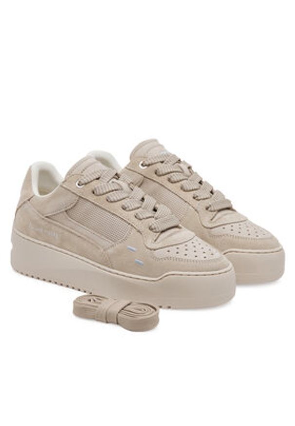 Filling Pieces Sneakersy Avenue 52122791919 Beżowy. Kolor: beżowy. Materiał: zamsz, skóra