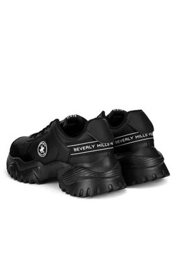 Beverly Hills Polo Club Sneakersy WFA3160-1 Czarny. Kolor: czarny. Materiał: skóra