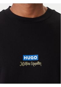Hugo - HUGO Longsleeve Nichaboso JJK 50554835 Czarny Relaxed Fit. Kolor: czarny. Materiał: bawełna. Długość rękawa: długi rękaw #4