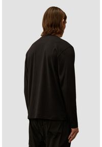 C.P. Company - C.P. COMPANY Czarny męski longsleeve, Rozmiar XL. Kolor: czarny. Materiał: bawełna. Długość rękawa: długi rękaw #5