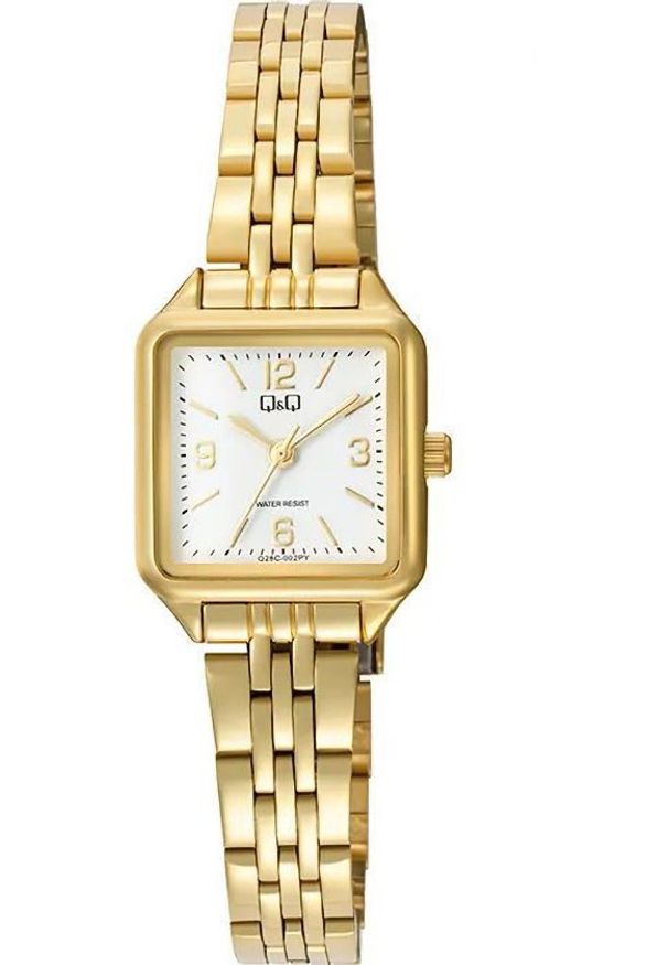 Zegarek Q&Q Q28C-002P damski elegancki mały kwadratowy 22 mm .. Styl: elegancki
