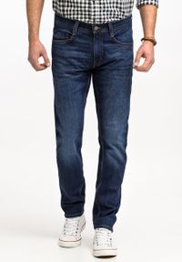 Spodnie Męskie Jeansowe Mustang Oregon Slim Denim Blue 1015041 5000 982, W36 L32. Okazja: na co dzień. Długość: długie. Styl: klasyczny, casual #1