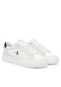 Calvin Klein Jeans Tenisówki Vulc Flatform Mg Nylon Mix YW0YW01896 Biały. Kolor: biały. Materiał: materiał #3