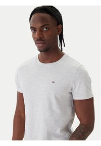 Tommy Jeans T-Shirt DM0DM04411 Szary Slim Fit. Kolor: szary. Materiał: bawełna #3