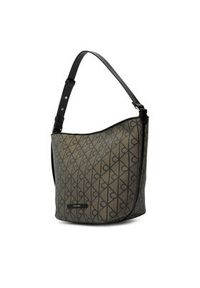 Calvin Klein Torebka Emblem Aop Jacquard Tote W/Pouch LV04F3535G Khaki. Kolor: brązowy #5