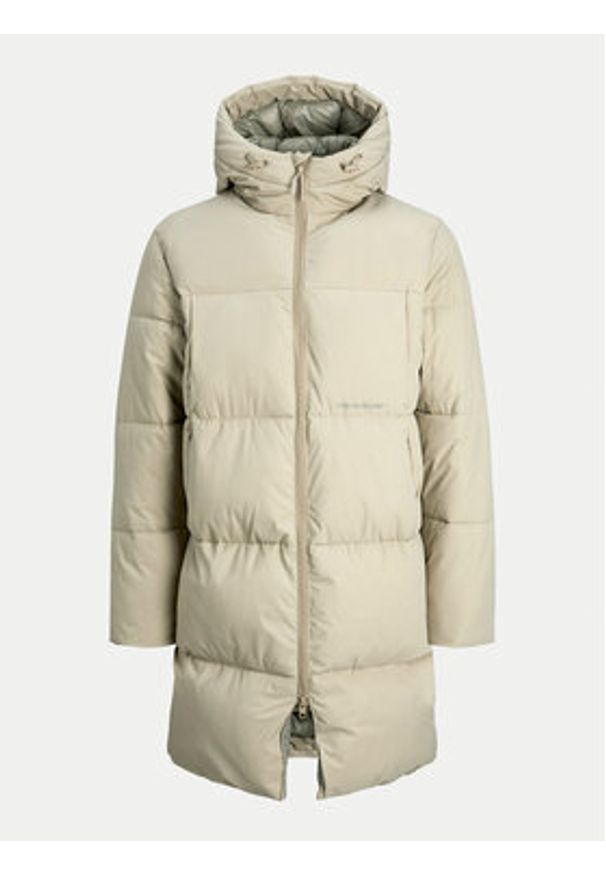 Jack & Jones - Jack&Jones Kurtka zimowa Vesterbro 12260440 Beżowy Regular Fit. Kolor: beżowy. Materiał: syntetyk. Sezon: zima