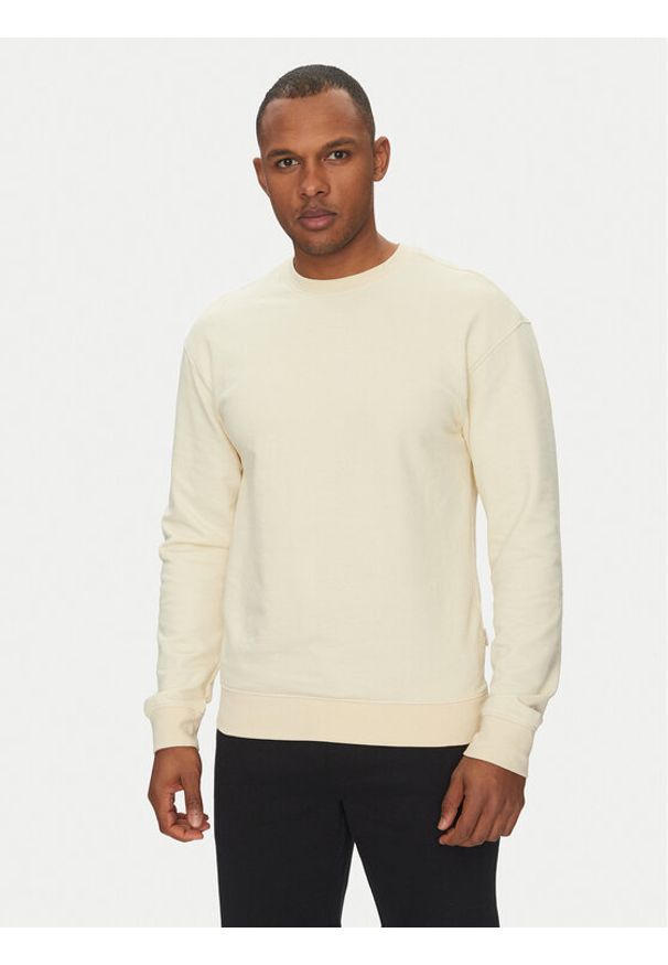 Blend Bluza 20717884 Beżowy Regular Fit. Kolor: beżowy. Materiał: bawełna
