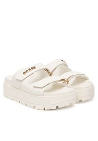 Guess Klapki FLJFAX ELE03 Écru. Materiał: skóra #5