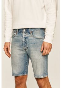 Levi's® - Levi's - Szorty jeansowe 501. Okazja: na spotkanie biznesowe, na co dzień. Kolor: niebieski. Materiał: jeans. Wzór: gładki. Styl: biznesowy, casual #1