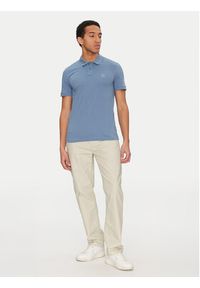 BOSS Polo Passenger 50507803 Niebieski Slim Fit. Typ kołnierza: polo. Kolor: niebieski. Materiał: bawełna #3