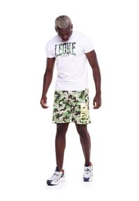 LEONE 1947 APPAREL - Męski t-shirt w kolorze Bold Color. Kolor: biały. Materiał: tkanina. Sport: fitness