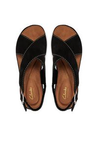 Clarks Sandały Kassanda Step 26177299 Czarny. Kolor: czarny. Materiał: nubuk, skóra #4