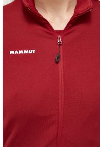 Mammut bluza sportowa Aconcagua Light kolor czerwony gładka. Kolor: czerwony. Materiał: skóra, materiał, włókno. Długość: długie. Wzór: gładki. Styl: sportowy #2