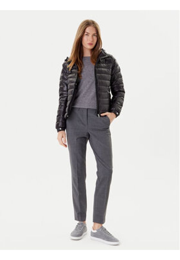 TOMMY HILFIGER - Tommy Hilfiger Kurtka puchowa WW0WW46788 Czarny Regular Fit. Kolor: czarny. Materiał: syntetyk