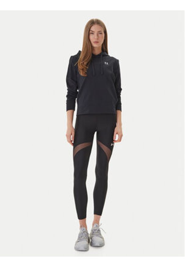 Under Armour Bluza UA Sport Terry 6011015 Czarny Regular Fit. Kolor: czarny. Materiał: bawełna. Styl: sportowy