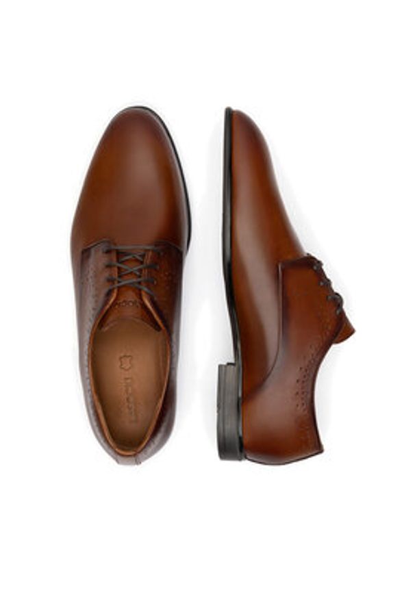 Lasocki Półbuty BOCA-22 MB Brązowy. Kolor: brązowy. Materiał: skóra