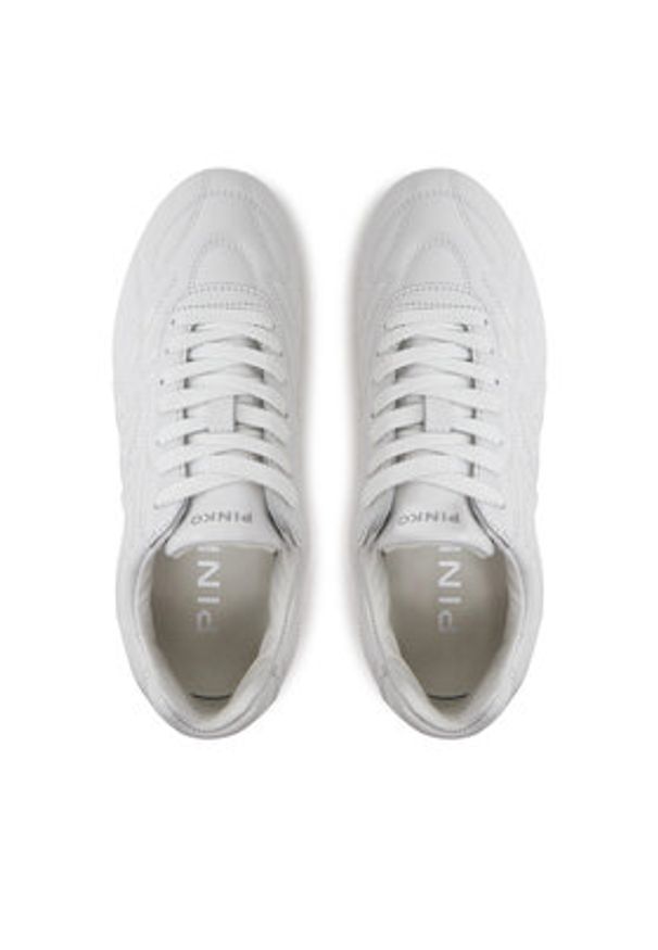 Pinko - PINKO Sneakersy Reby 02 SS0063 P003 Biały. Kolor: biały. Materiał: skóra