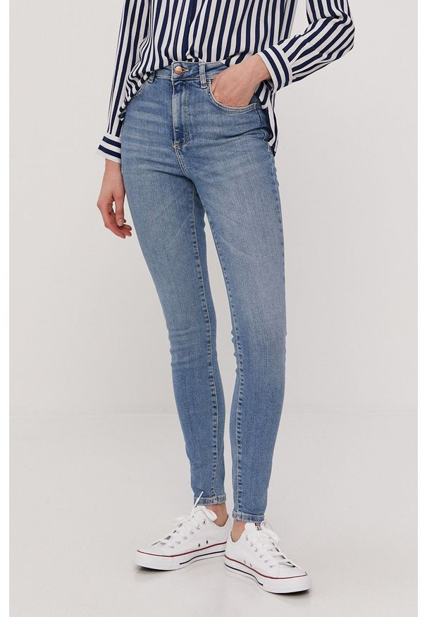 Vero Moda - Jeansy Sophia. Kolor: niebieski