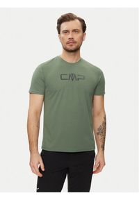 CMP Koszulka techniczna 39T7117P Zielony Regular Fit. Kolor: zielony. Materiał: syntetyk
