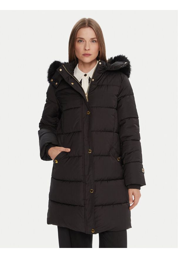 Marciano Guess Płaszcz zimowy 5BGL18 7378A Czarny Regular Fit. Kolor: czarny. Materiał: syntetyk. Sezon: zima