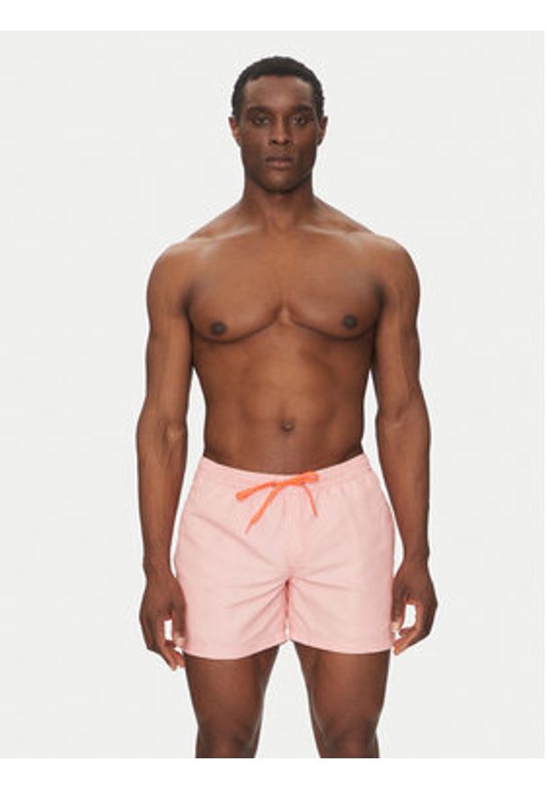 Quiksilver Szorty kąpielowe EQYJV04101 Różowy Regular Fit. Kolor: różowy. Materiał: syntetyk
