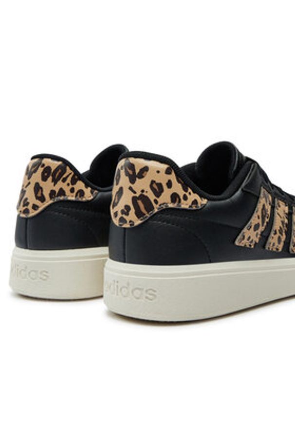 Adidas - adidas Sneakersy Courtblock IH0045 Czarny. Kolor: czarny. Materiał: skóra