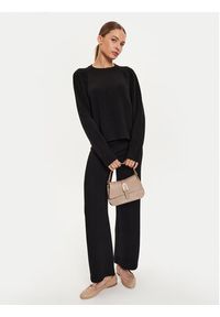 Weekend Max Mara Sweter Gabbia 24253661 Czarny Relaxed Fit. Kolor: czarny. Materiał: wełna #3